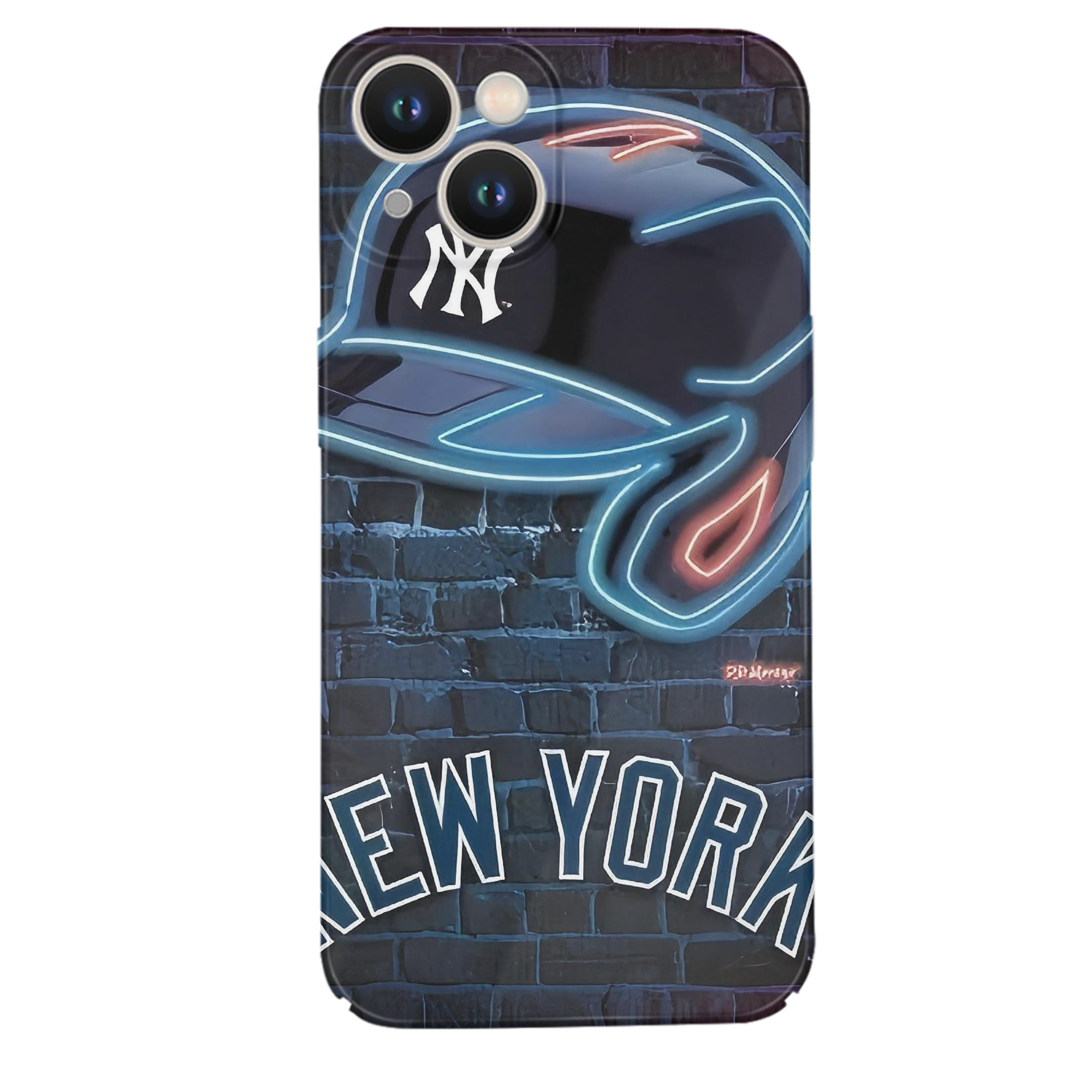 New York Yankees 230 IPhone 14 Series Full-Cover Hard Case – Shockproof With Raised Camera Protection – Precise Cutouts, Wireless Charging Compatible – Durable, Anti-Yellowing, Easy To Clean